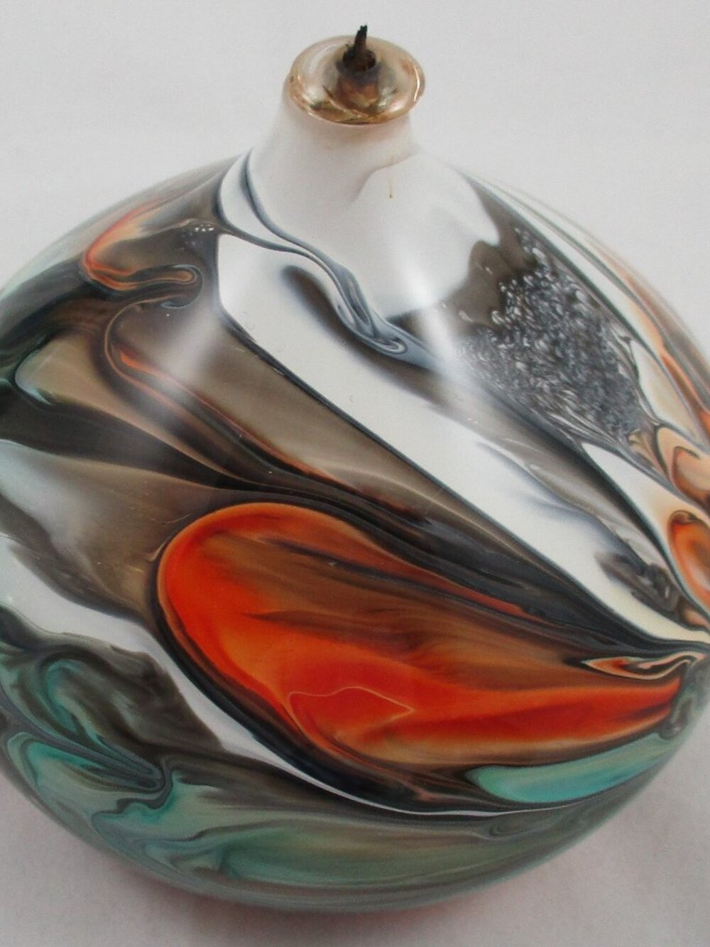 Glass Oil Burning Candle